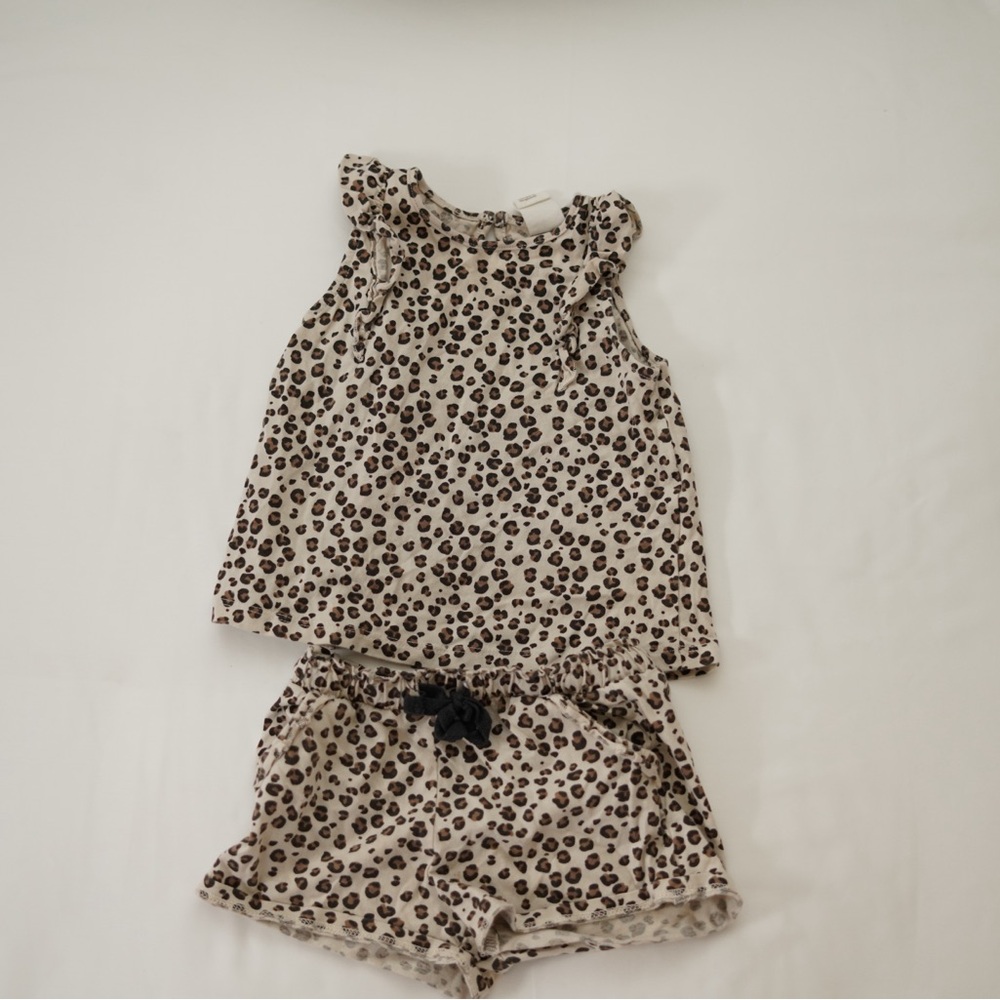 Leopard print set